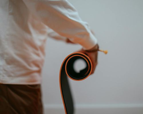 Specialized yoga mat and accessories for daily exercises